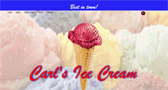 Desktop Screenshot of carlsicecream.com